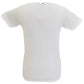 Plain white t-shirt on a white background