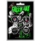 Green Day Button Badge 5 Pack Set