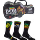 Mens Officially Licensed Tin Of 3 Pairs of Bob Marley Socks