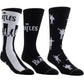 Mens Officially Licensed Tin Of 3 Pairs of The Beatles Socks