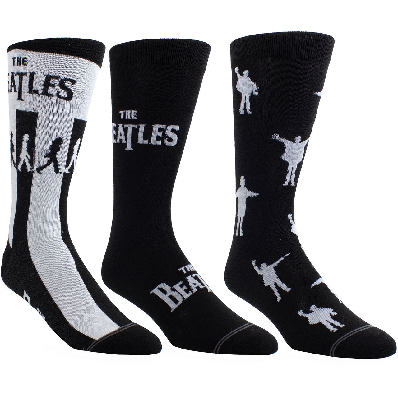 Mens Officially Licensed Tin Of 3 Pairs of The Beatles Socks