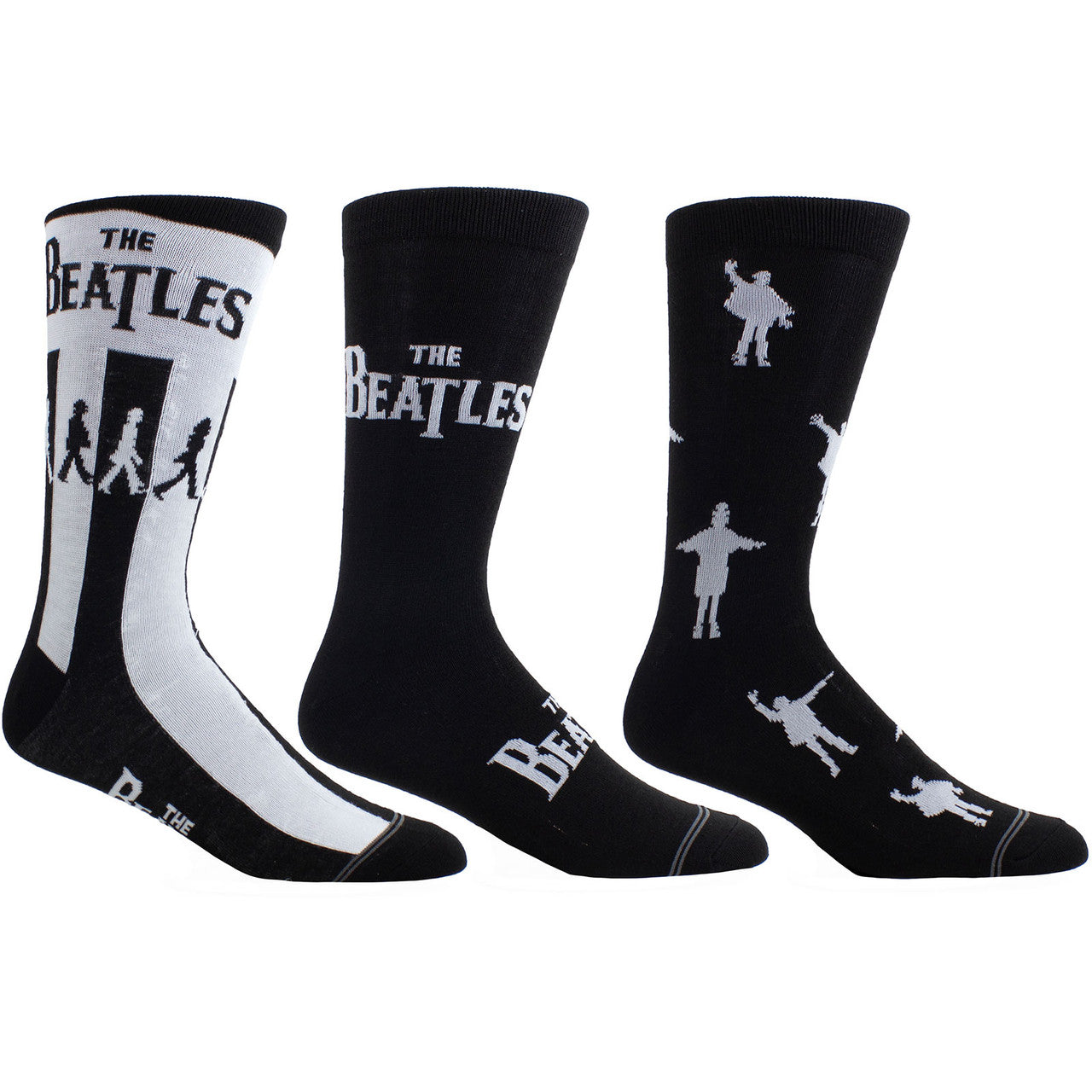 Mens Officially Licensed Tin Of 3 Pairs of The Beatles Socks