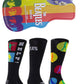 Mens Officially Licensed Tin Of 3 Pairs of The Beatles Socks