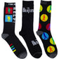 Mens Officially Licensed Tin Of 3 Pairs of The Beatles Socks