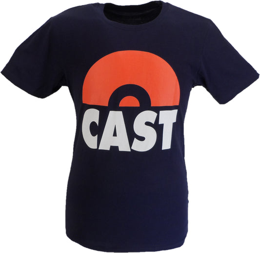 Mens Official Licensed Cast Logo Navy Blue T Shirt
