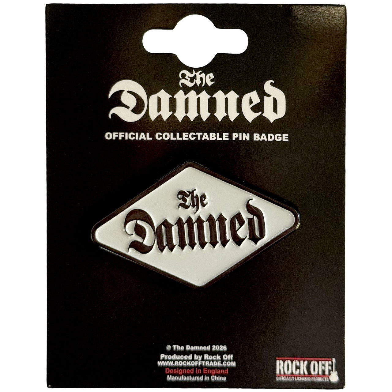 Classic The Damned Metal Badges