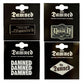 Classic The Damned Metal Badges