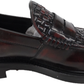 Delicious Junction brummel oxblood ægte kurvvævet penny loafer