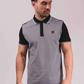 Lambretta Mens Black/White Houndstooth Polo Shirts