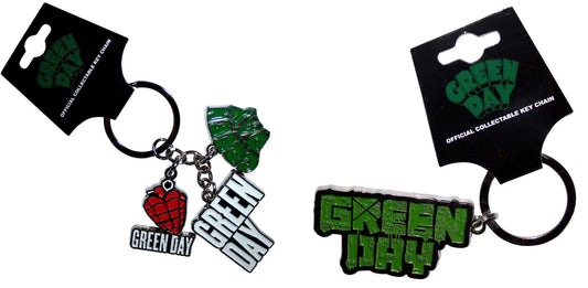 The Classic Green Day Metal Key Rings