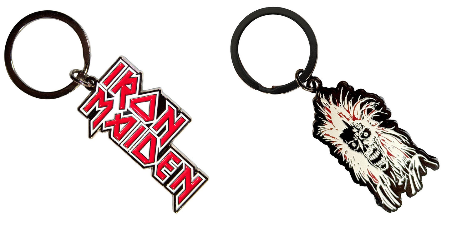 The Classic Iron Maiden Metal Key Rings
