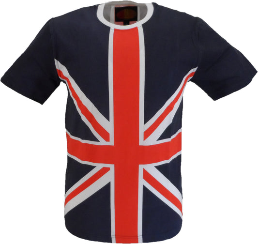 Mazeys Mens Union Jack Cotton T Shirt