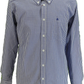 Merc Japster Royal Gingham Checked Long Sleeved Retro Mod Button Down Shirts