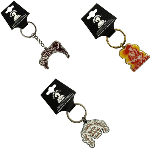 The Classic Jimi Hendrix Records Key Rings