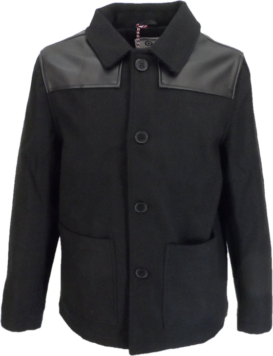 Lambretta Men's Black Donkey Jacket