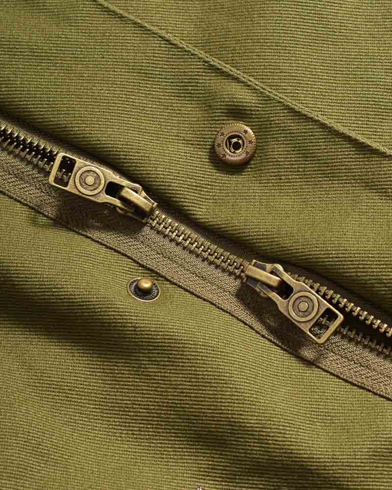 Lambretta Mens Khaki Green Vintage Parka