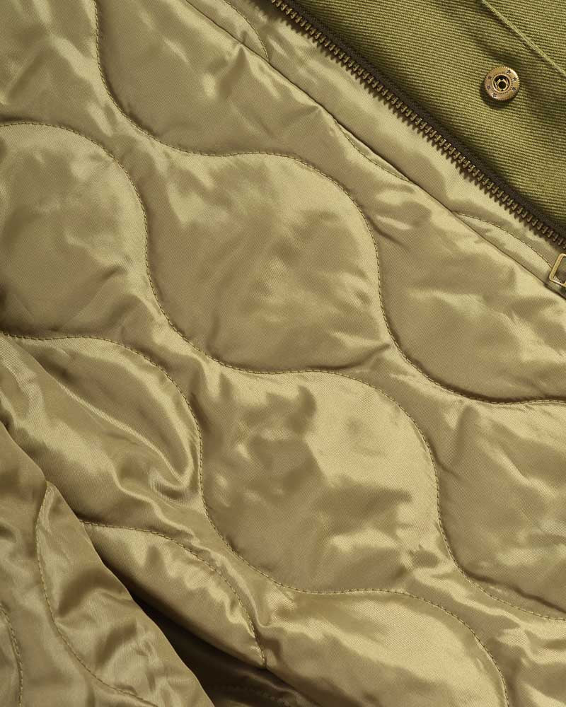 Lambretta Mens Khaki Green Vintage Parka