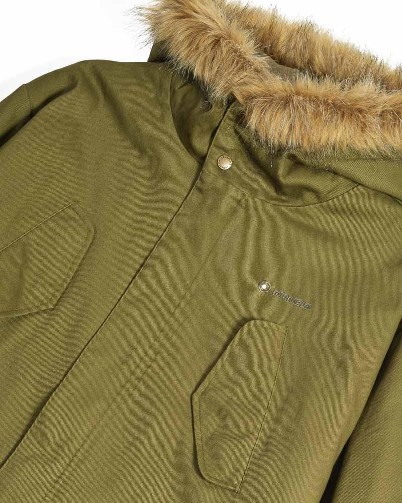 Lambretta Mens Khaki Green Vintage Parka