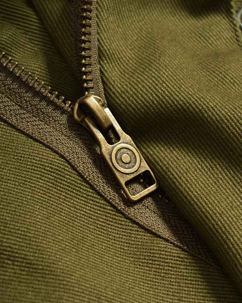 Lambretta Mens Khaki Green Vintage Parka