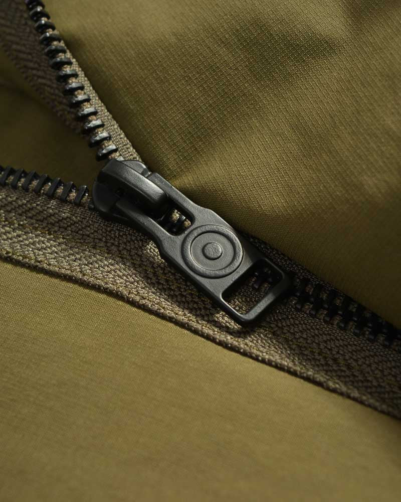 Lambretta Mens Khaki Green Ripstop Waterproof Parka