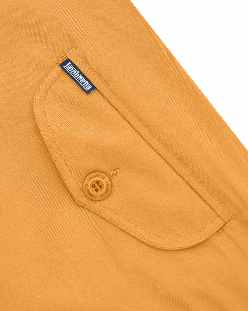 Lambretta Mustard Yellow Showerproof Harrington Jacket
