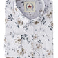 Relco Mens Limited Edition Light Grey Floral Print Button Down Shirt