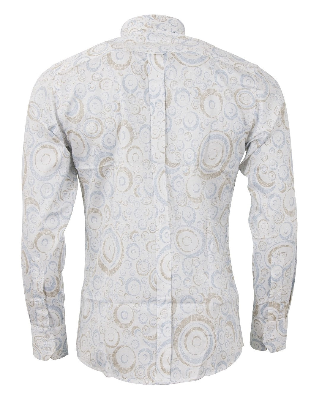 Relco Mens Limited Edition Retro Print Button Down Shirt