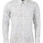Relco Mens Limited Edition Retro Print Button Down Shirt