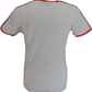 Madcap England Mens Off White Cassette Ringer T Shirt
