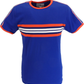 Madcap England Mens Blue Cassette Ringer T Shirt