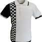 Madcap England Mens Maytal Mod Ska Check Stripe Polo