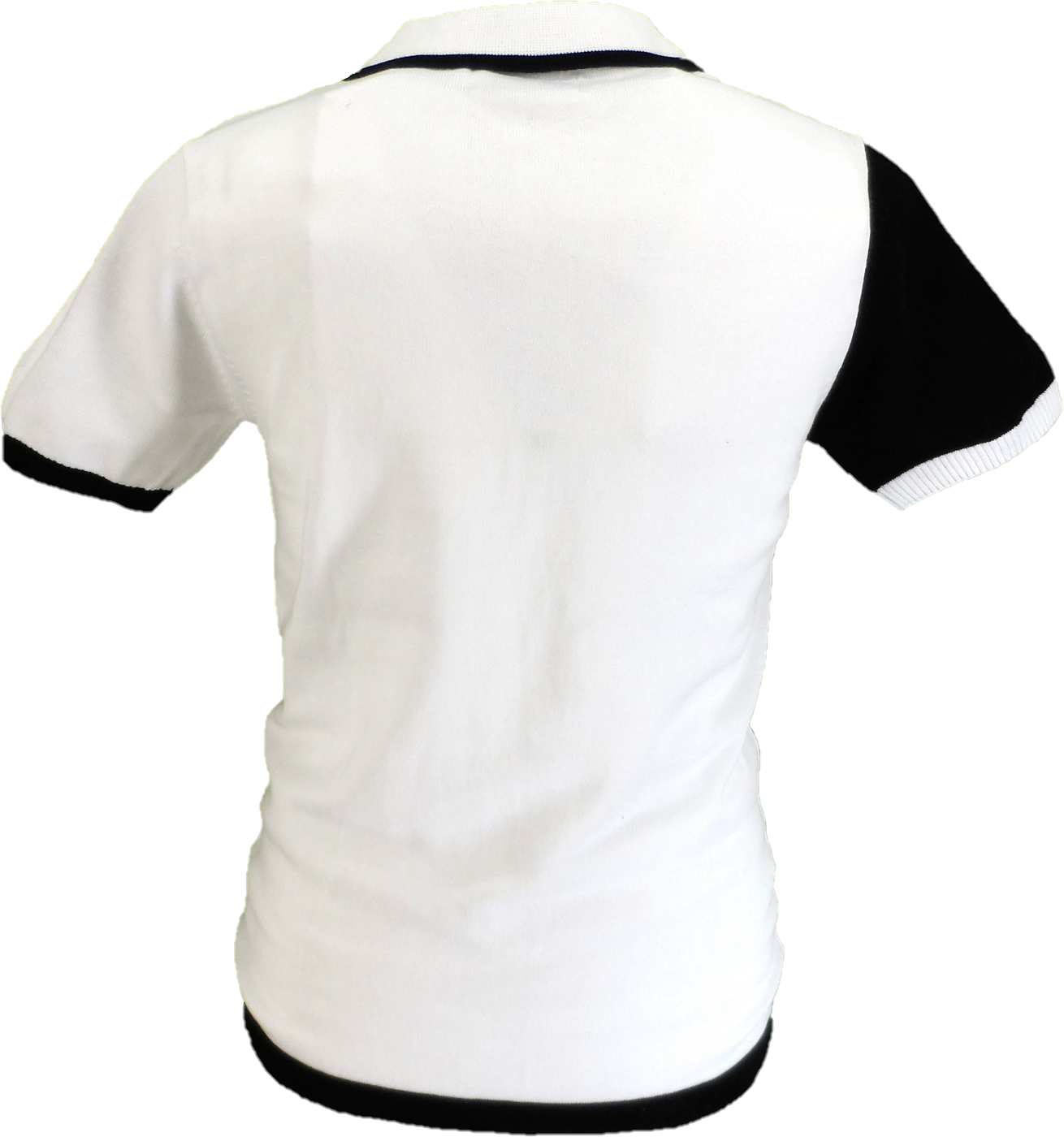 Madcap England Mens Maytal Mod Ska Check Stripe Polo