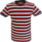 Madcap England Mens Red/White/BlueBeatwave T Shirt