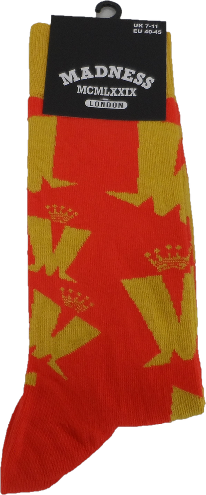 Mens Officially Licensed Madness Socks