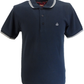 Merc Card Navy Classic Polo Shirts