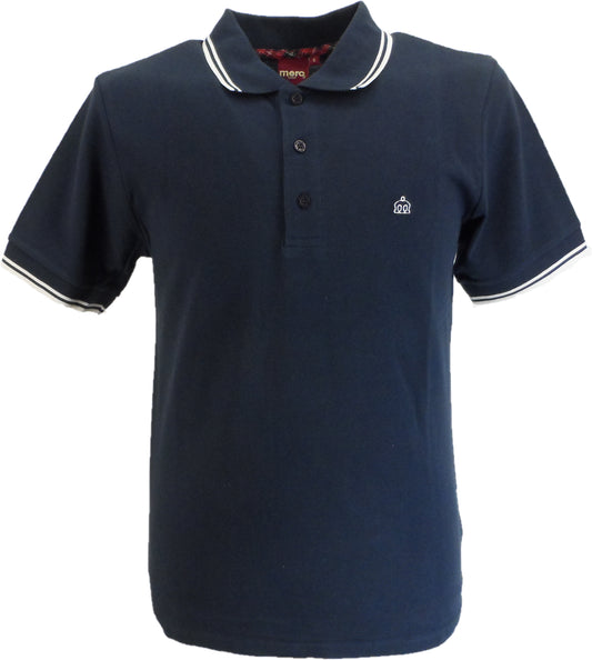 Merc Card Navy Classic Polo Shirts