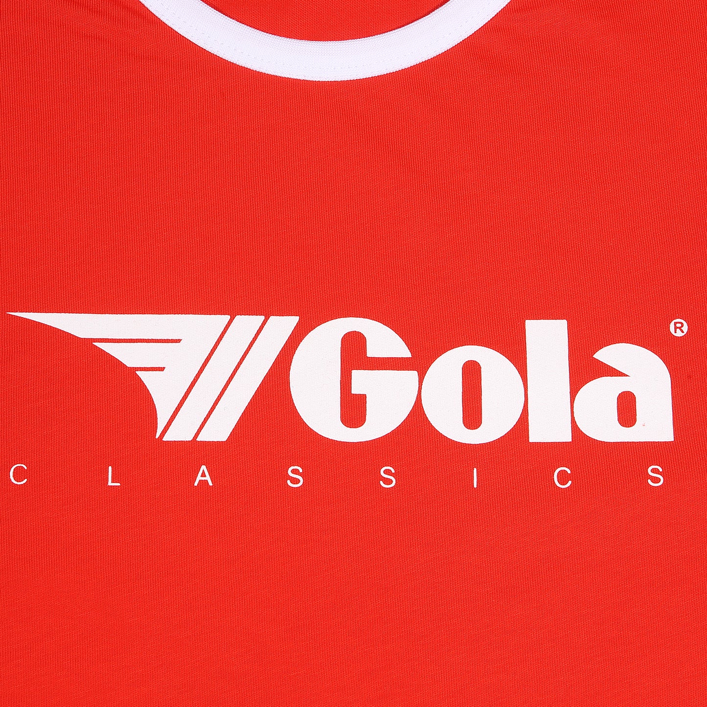 Gola Mens Red/White Retro Ringer T Shirt