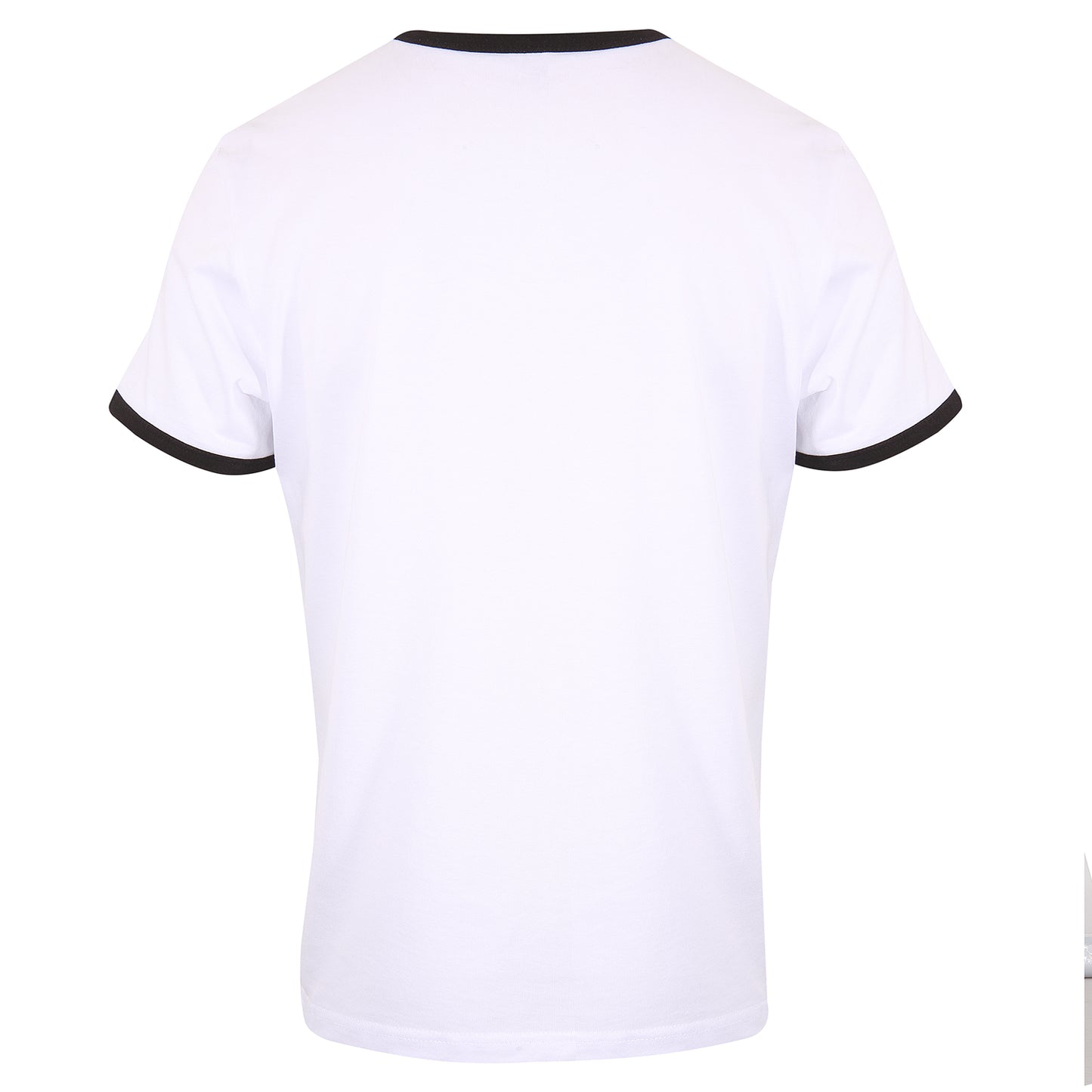 Gola Mens White/Black Retro Ringer T Shirt