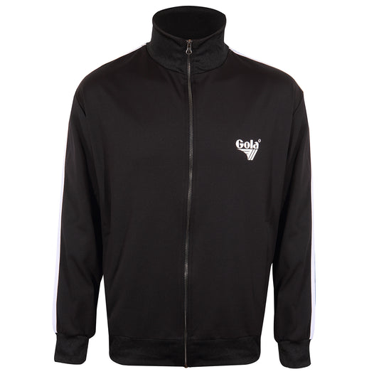 Gola Mens Black 70s Retro Stripe One Stipe Track Tops