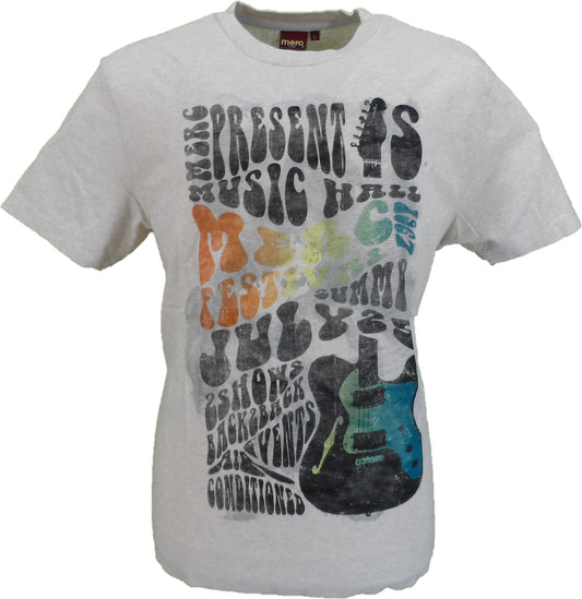 Camiseta beis bray de hombre Merc London