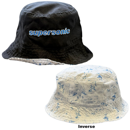 Oasis Supersonic / Tie Dye Reversible Bucket Hats