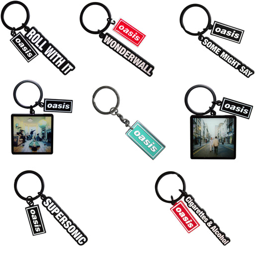 The Classic Oasis Metal Key Rings