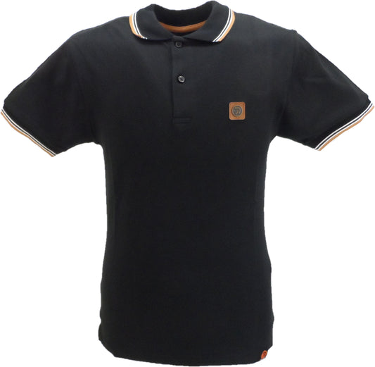Trojan Records Black Badged Classic Retro Polo Shirt