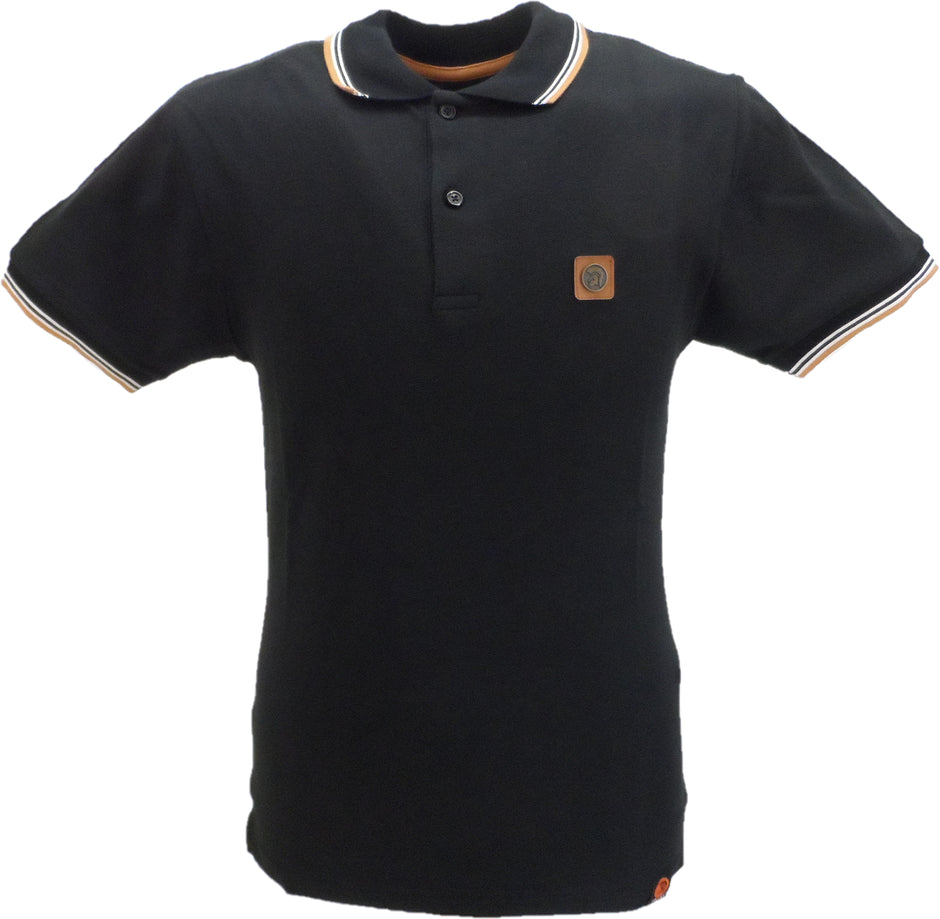 Men's Vintage Mod Polo Shirts UK Classic Style Retro Polo Shirts Mazeys UK