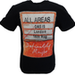 Mens Official Licensed Oasis Definitely Maybe AAA With Back Print T Shirt
