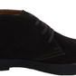 Roamers Mens Real Suede Dark Brown Retro McQueen Desert Boots