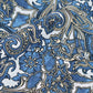 Lambretta Mens White Blue Paisley Short Sleeved Button Down Shirts