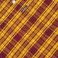 Lambretta Mens Burgundy/Gold Button Down Shirts