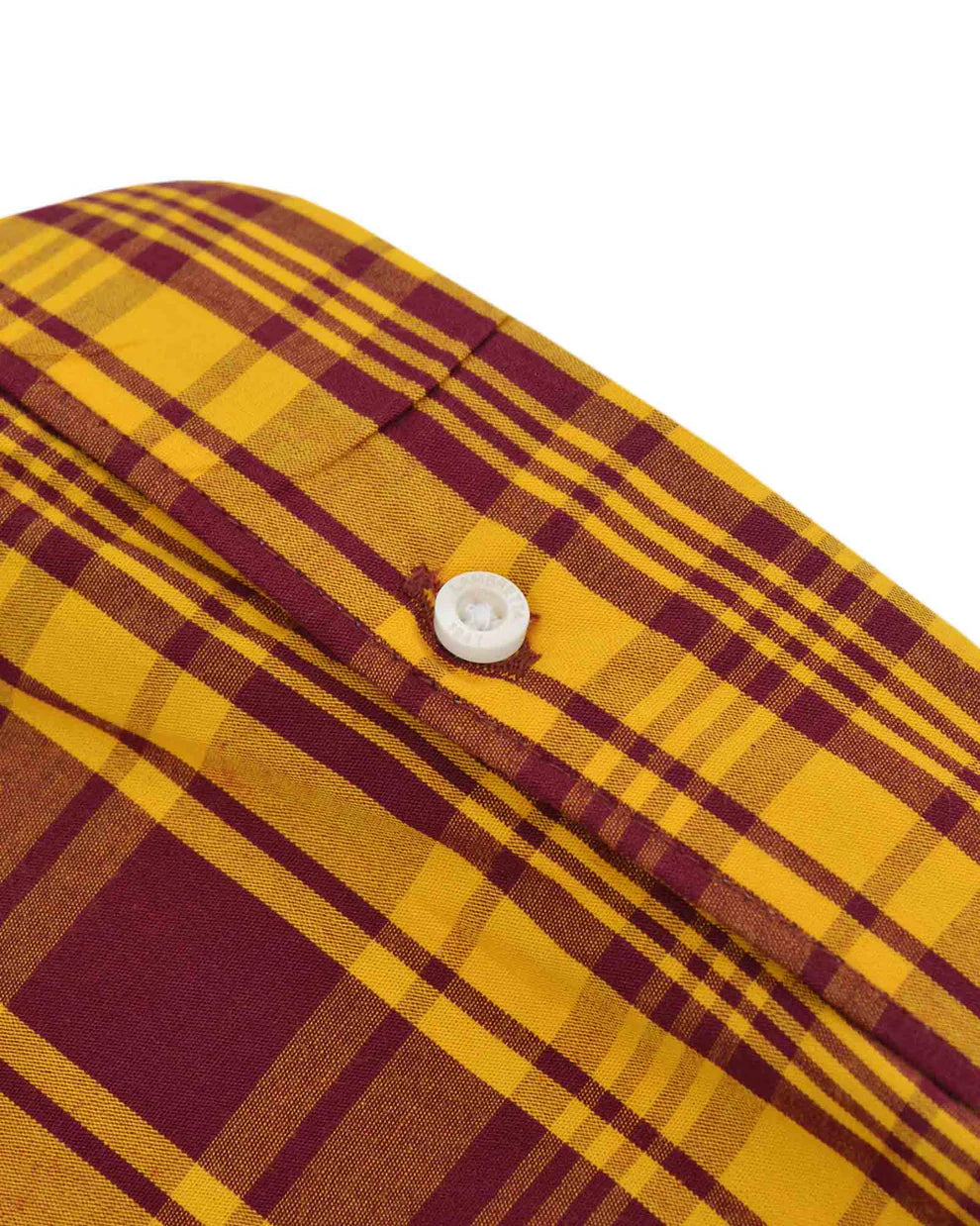 Lambretta Mens Burgundy/Gold Button Down Shirts