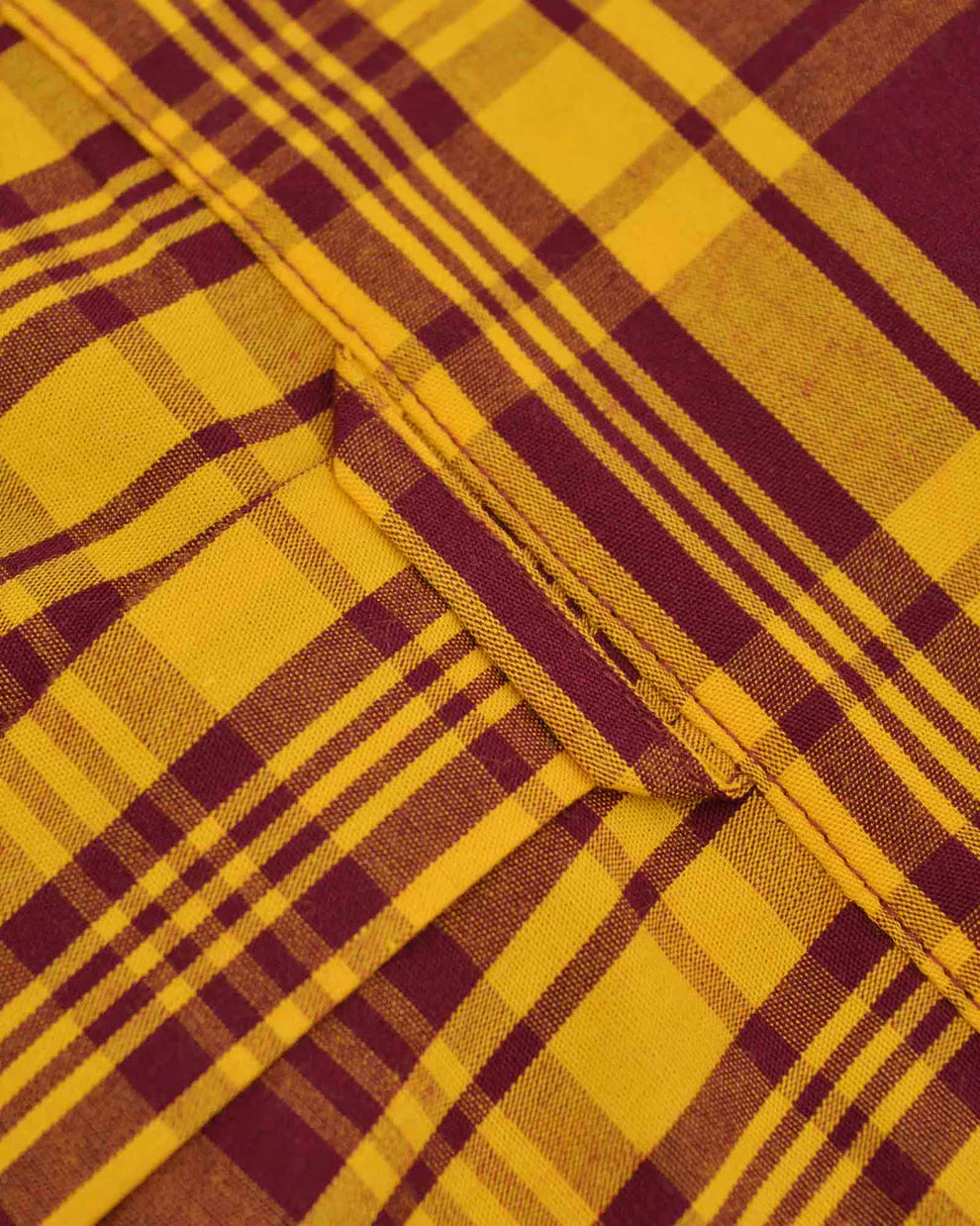 Lambretta Mens Burgundy/Gold Button Down Shirts